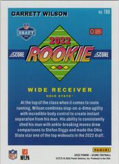 Garrett Wilson #TB8 Prices [Rookie] | 2022 Panini Score 1992 Throwback ...
