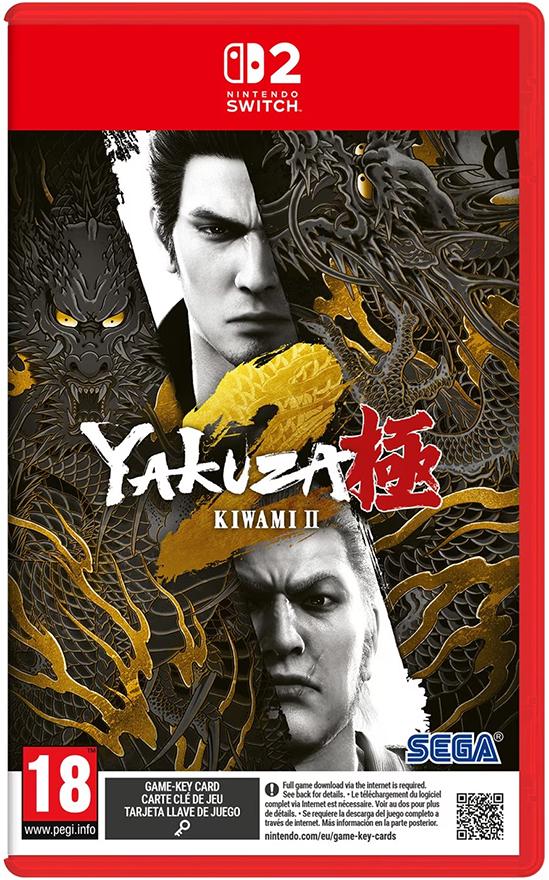 Carátula de Yakuza Kiwami 2 para Switch 2 (edición PAL España)