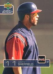 Gary Scheffield #142 Baseball Cards 2003 Upper Deck First Pitch Prices