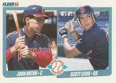 John Orton / Scott Leius #647 Baseball Cards 1990 Fleer Prices