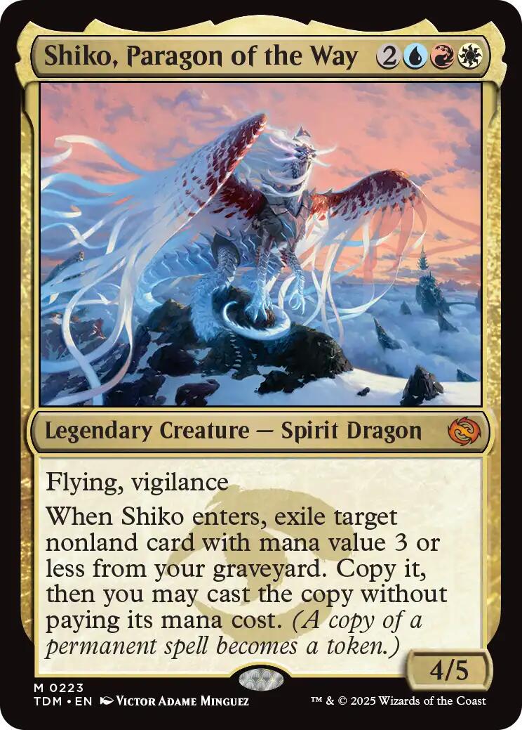 Shiko, Paragon of the Way #223 Magic Tarkir: Dragonstorm