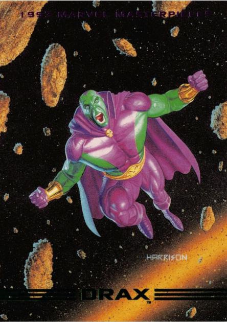 1993 Masterpieces Drax #87 card