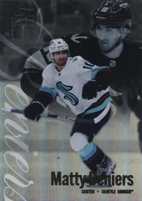 Matty Beniers #5 2023 Fleer Ultra Flair Showcase Showtime Hockey