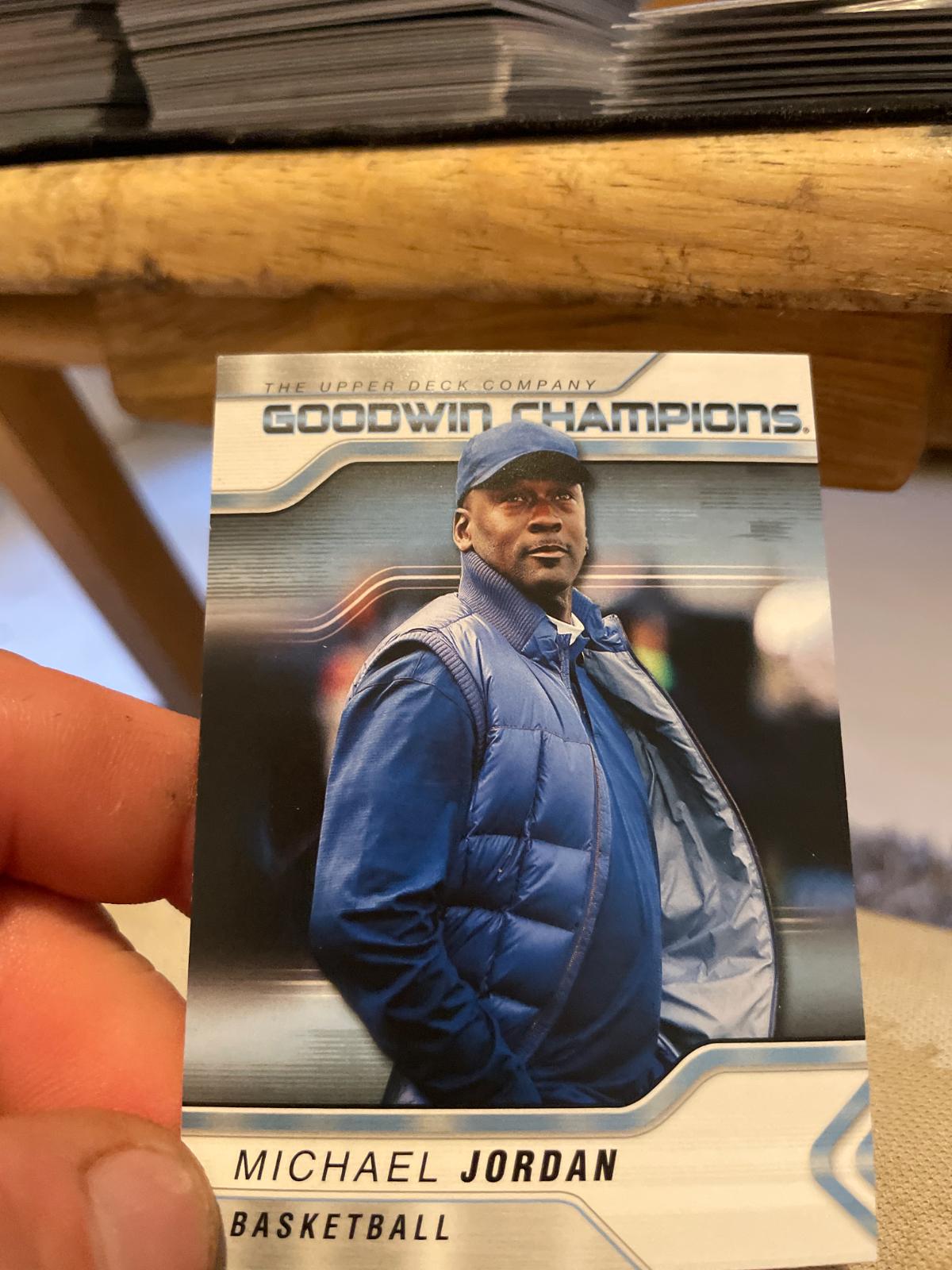 Michael Jordan #1 Baseball Cards 2023 Upper Deck Goodwin Champions