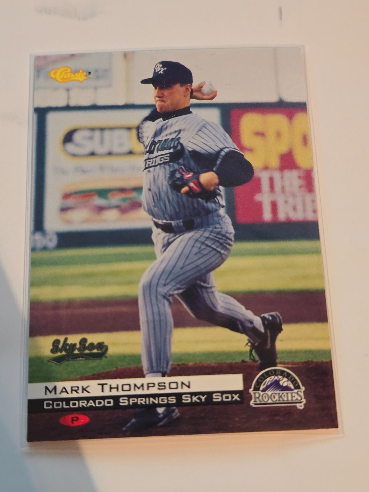 Mark Thompson #34 Baseball Cards 1994 Classic