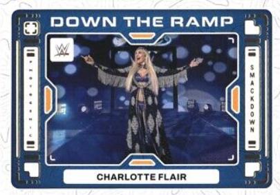 Charlotte Flair #8 Wrestling Cards 2024 Panini PhotoGenic WWE Down the Ramp