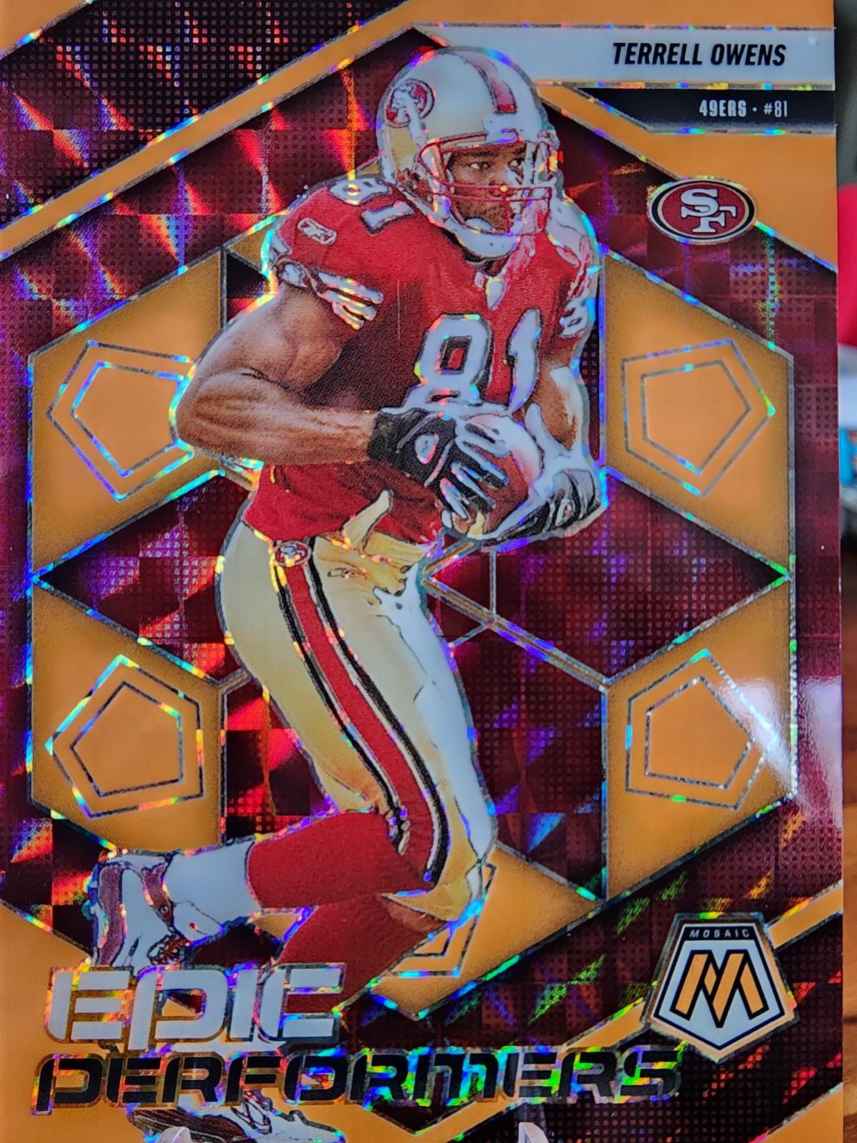 2025 Terrell Owens [Mosaic Orange Fluorescent] #18
