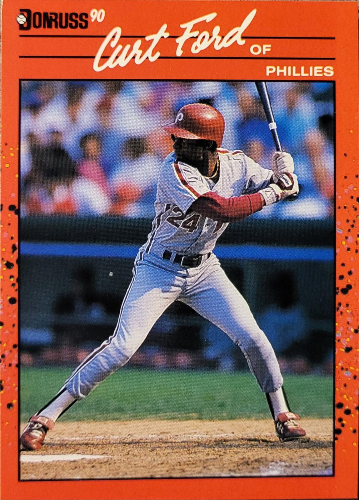Curt Ford #694 Baseball Cards 1990 Donruss