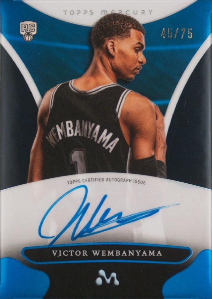 Victor Wembanyama [Blue Refractor] #WA-10 Prices | 2023 Topps