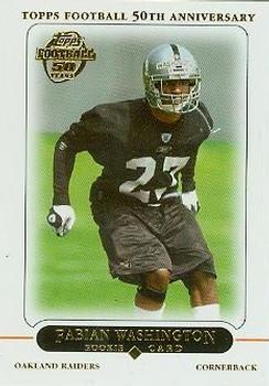 Fabian Washington #377 Football Cards 2005 Topps