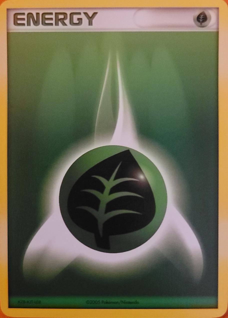 Grass Energy Pokémon Card from Pokemon Promo Set 