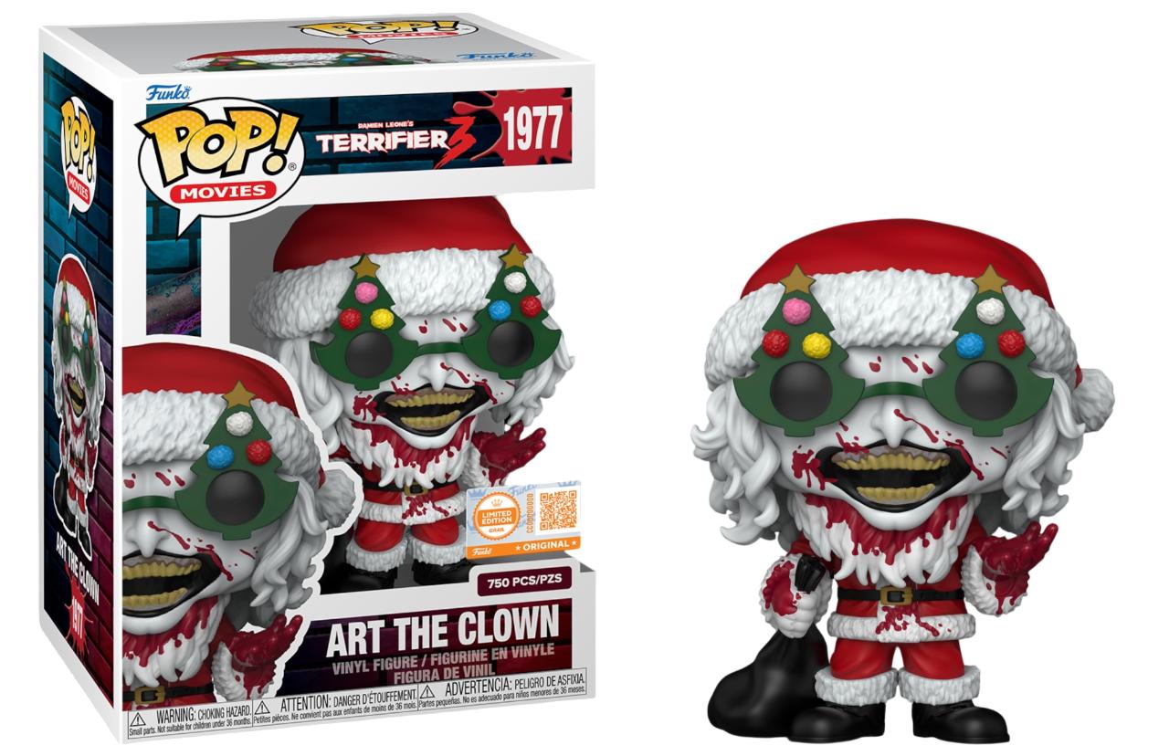 Art The Clown #1977 Terrifier Funko Pop box and figure