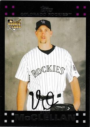 Zach McClellan #UH167 Baseball Cards 2007 Topps Update & Highlights