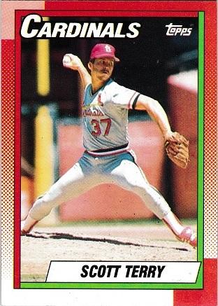 Scott Terry #82 Baseball Cards 1990 Topps