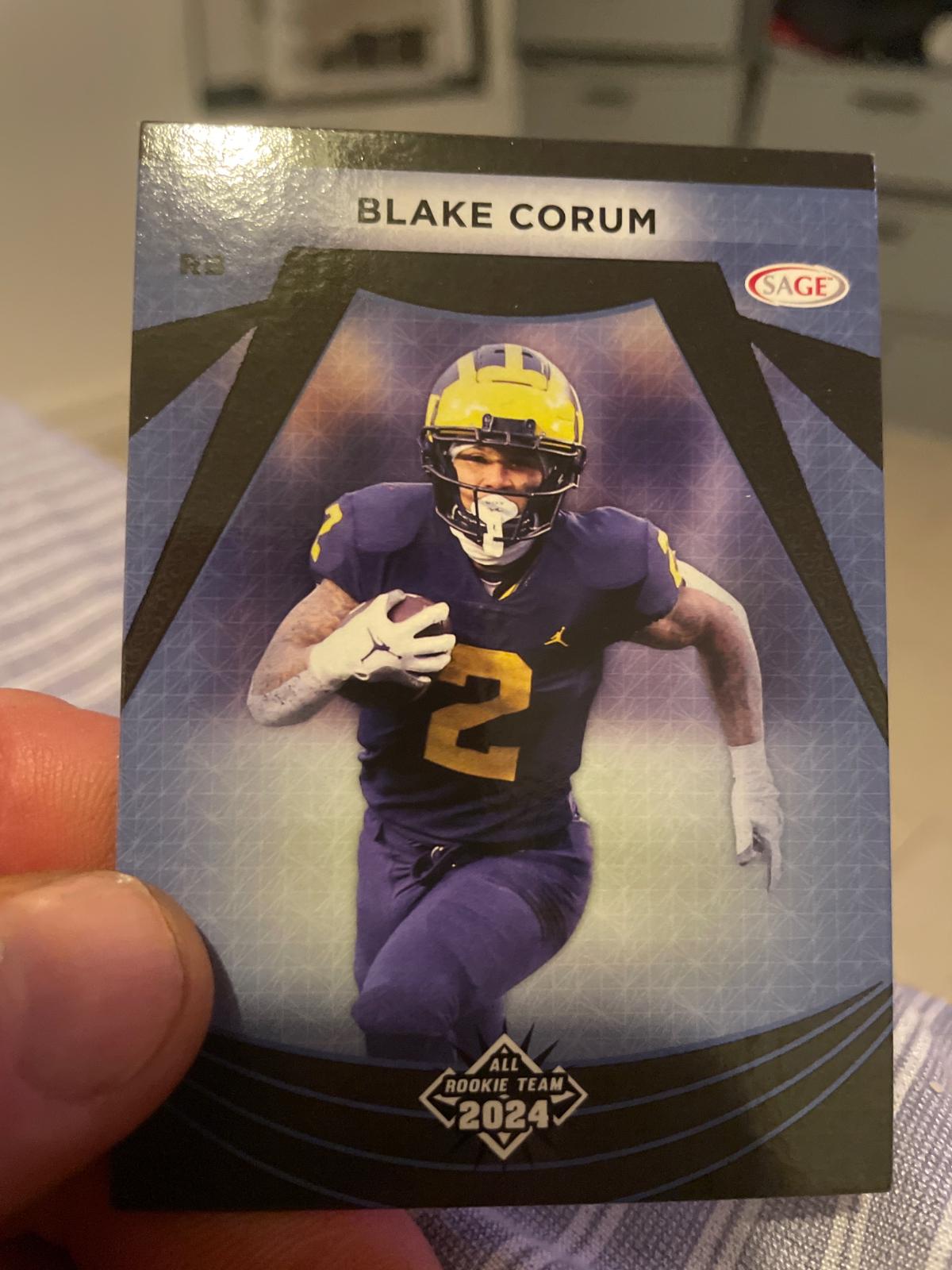 Blake Corum #115 2024 Sage Hit Football