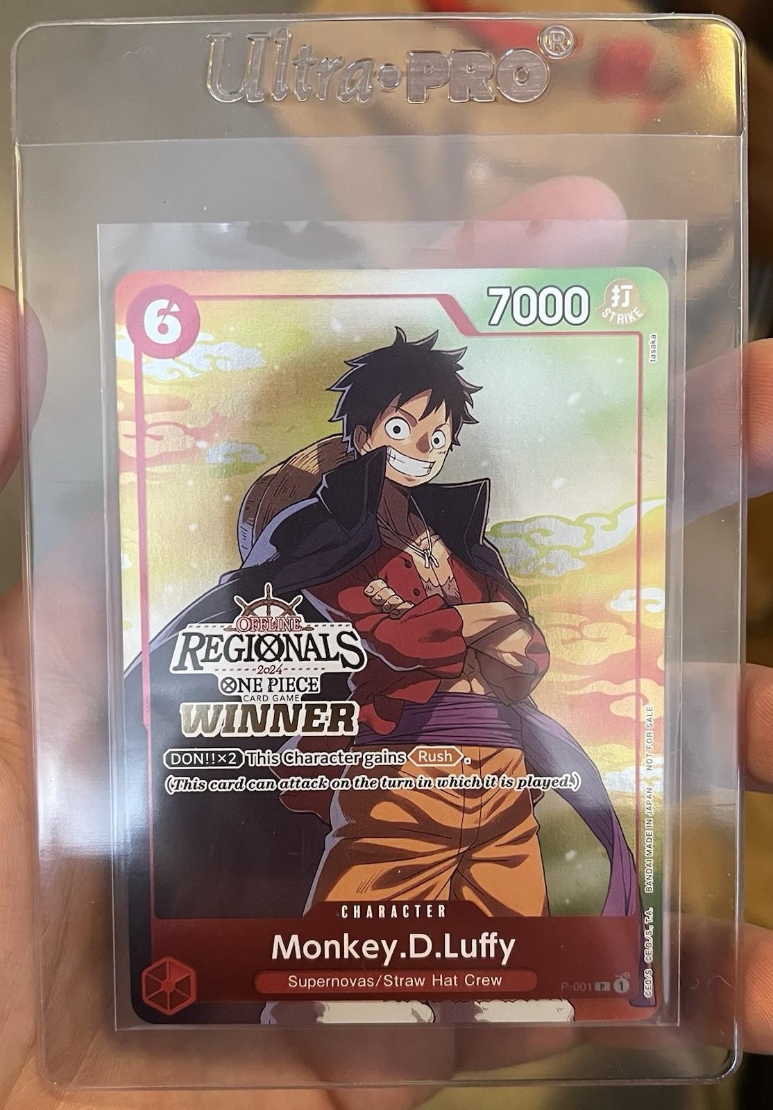 Monkey.D.Luffy [Offline Regionals Winner] P-001 Prices | One Piece