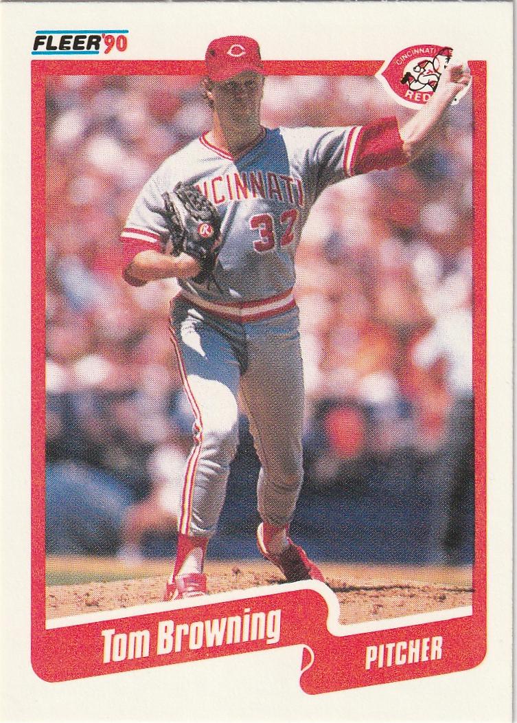 Tom Browning (1990 Fleer)