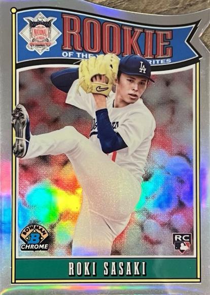Roki Sasaki #ROY-10 Baseball Cards 2025 Bowman Rookie of the Year Favorites