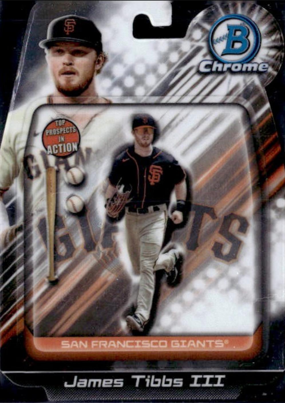 James Tibbs III #BIA-11 2024 Bowman Draft Baseball Bowman In Action