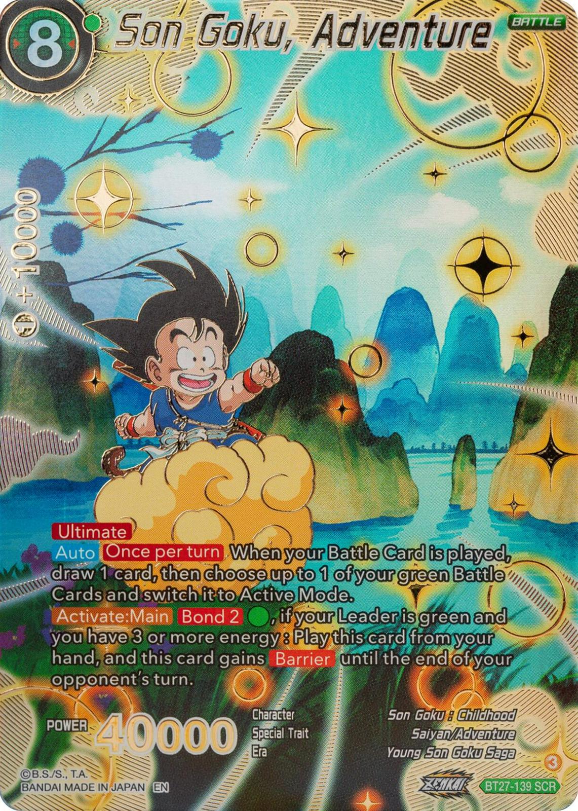Son Goku, Adventure BT27-139 Dragon Ball Super: History of Z