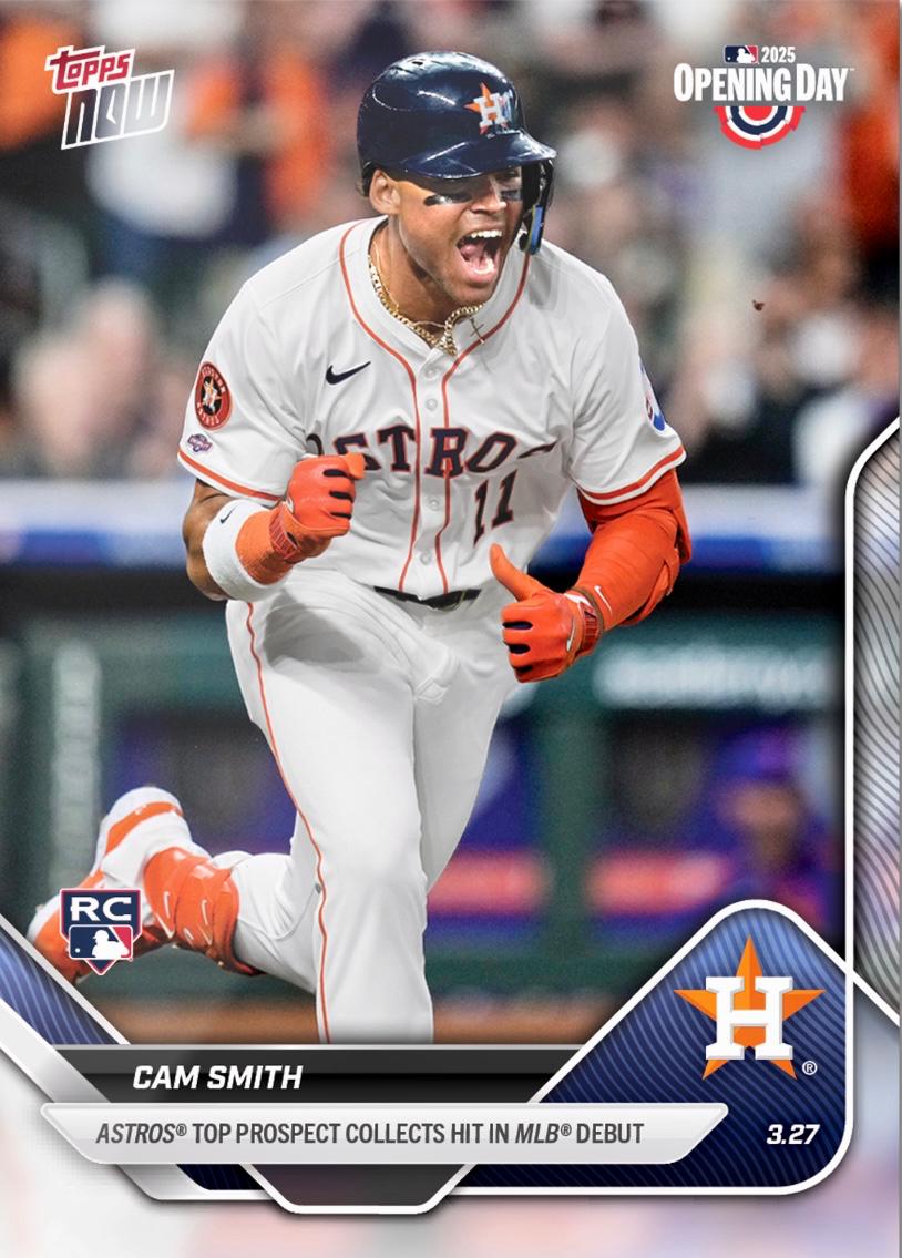 Cam Smith #9 Baseball Cards 2025 Topps Now