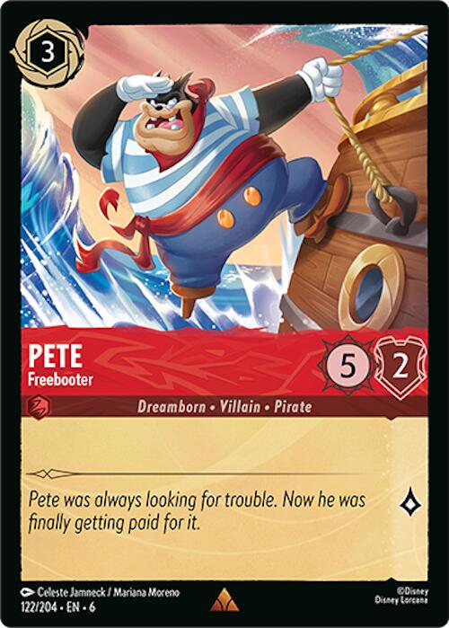 Pete - Freebooter #122 Lorcana Azurite Sea