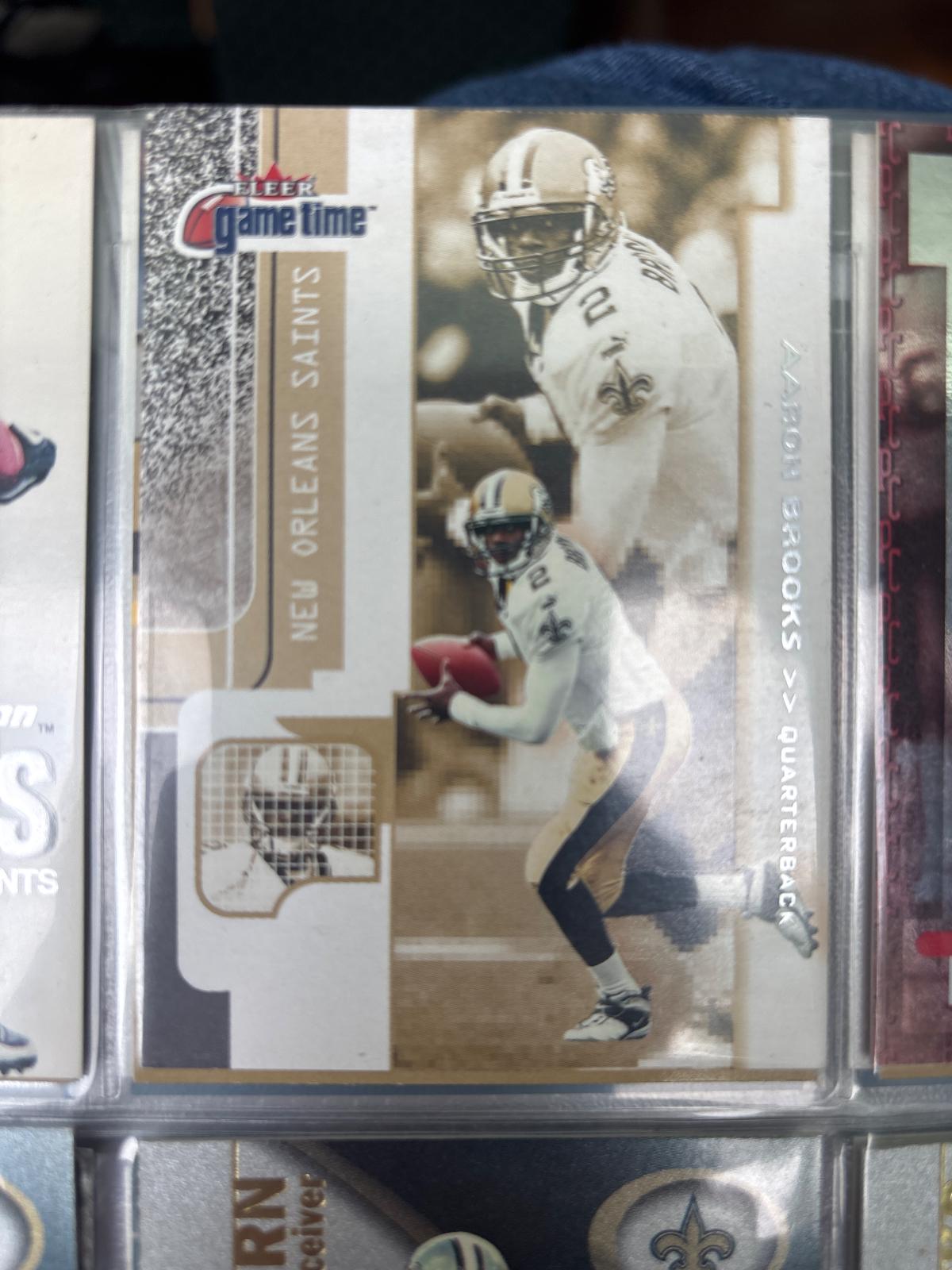 Aaron Brooks #13 2001 Fleer Game Time Football
