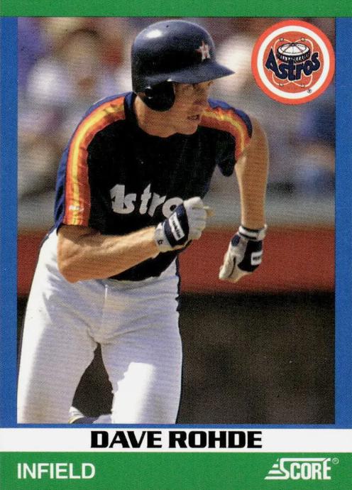 Davie Rohde #69 Baseball Cards 1991 Score Rising Stars