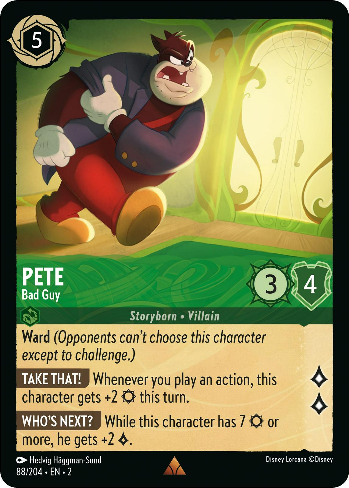 Pete - Bad Guy #88 Lorcana Rise of the Floodborn