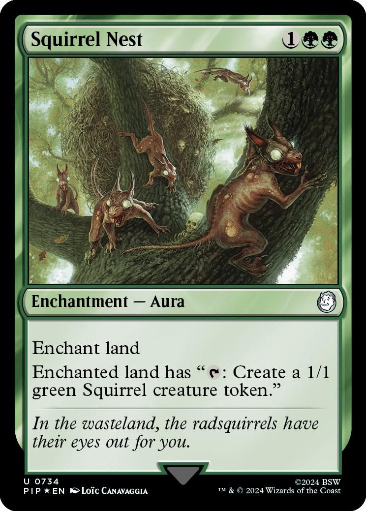 Squirrel Nest #734 Magic Fallout