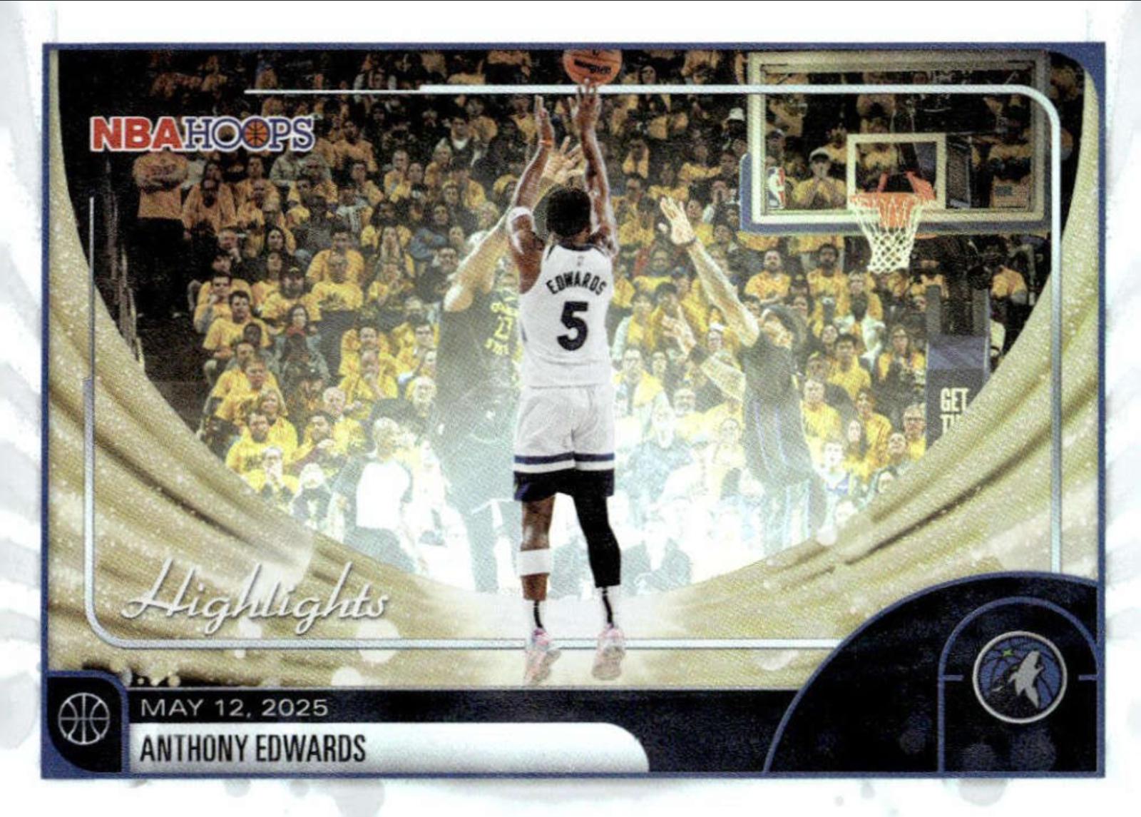 Anthony Edwards #270 Prices | 2025 Topps NBA Hoops | Basketball Cards