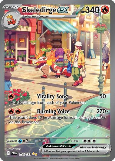 Skeledirge ex #258 Cover Art