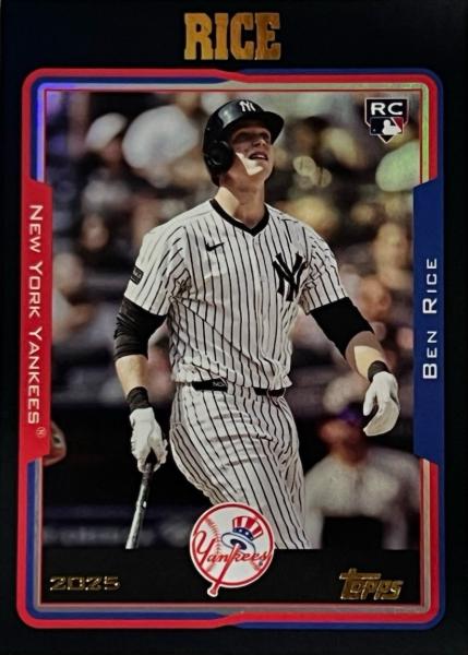 Ben Rice [Black] #218 Prices | 2025 Topps Archives | Baseball Cards