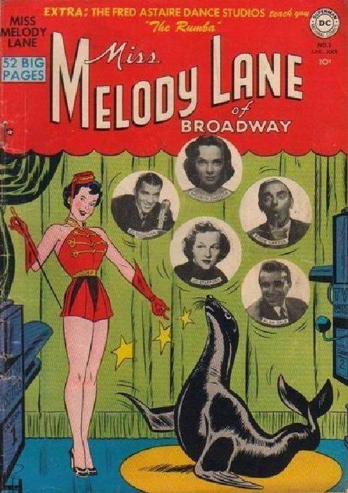 Miss Melody Lane Of Broadway #3 (1950) Comic Books Miss Melody Lane of Broadway