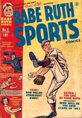 Babe Ruth Sports Comics #4 (1949) Comic Books Babe Ruth Sports Comics