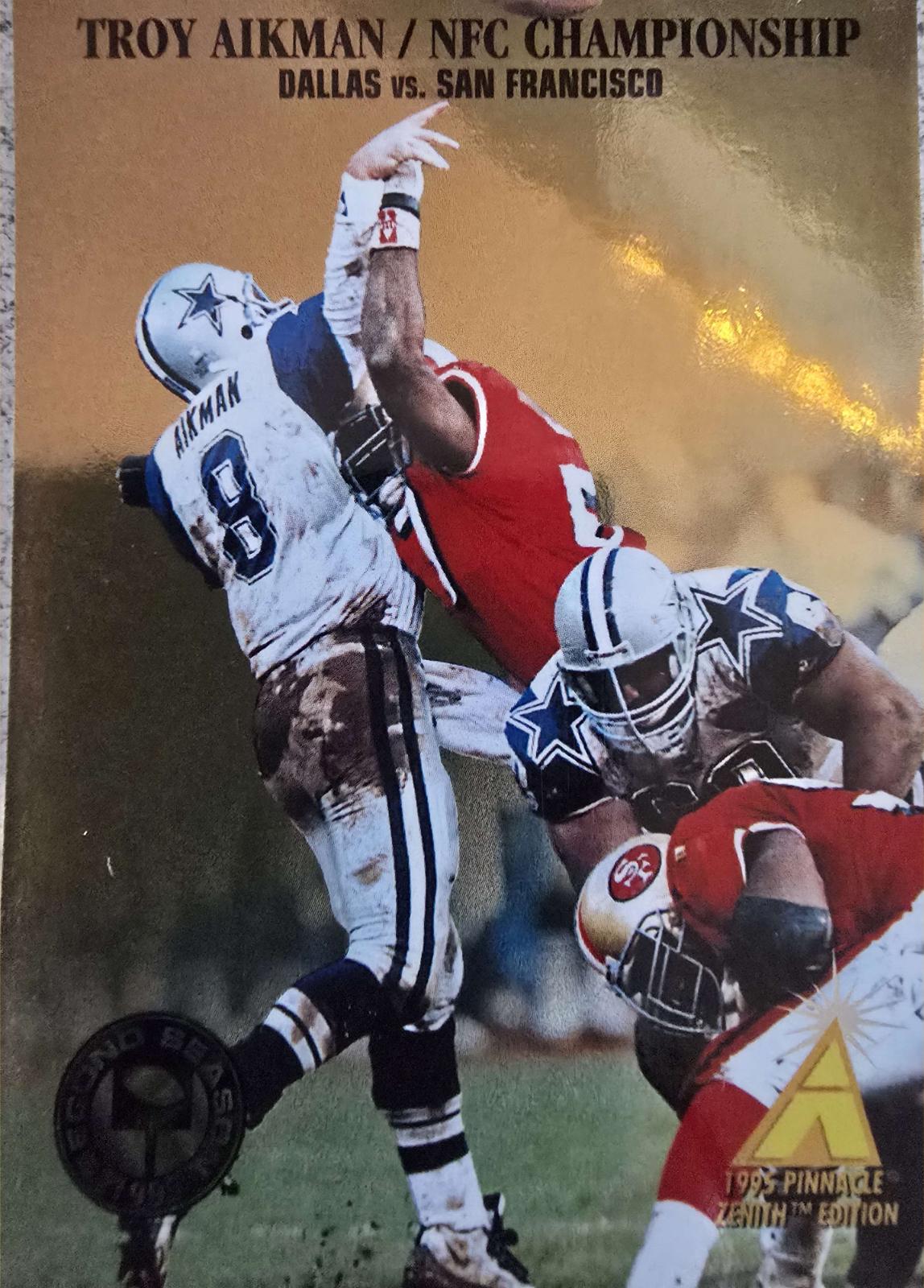 Troy Aikman #SS21 Football Cards 1995 Zenith Second Season