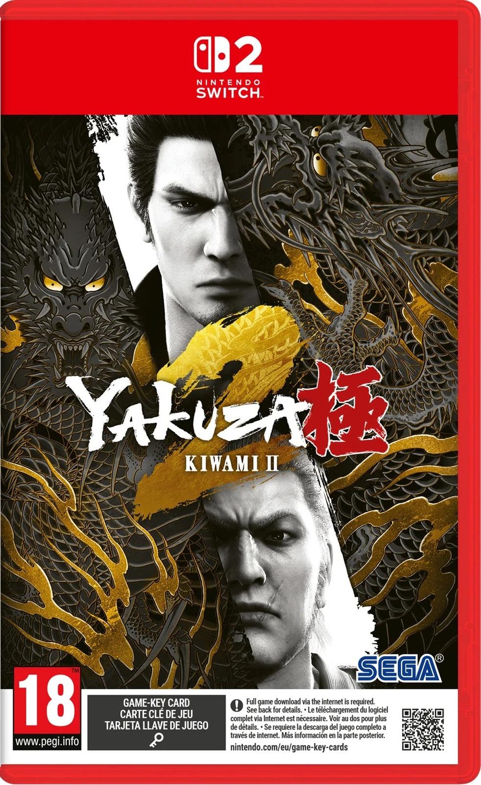 Carátula de Yakuza Kiwami 2 para Switch (edición PAL España)