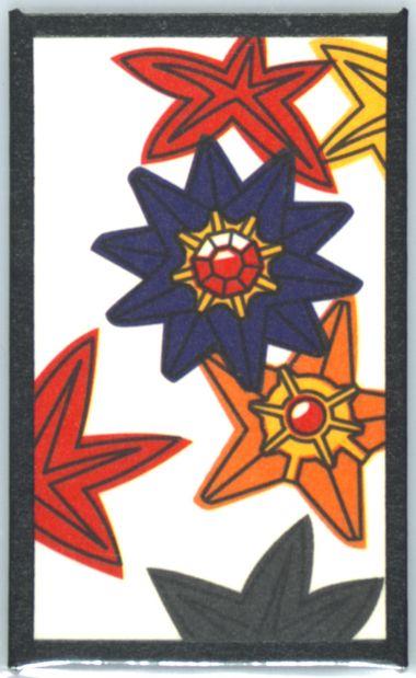 Starmie, Staryu (October) Pokemon Japanese Hanafuda