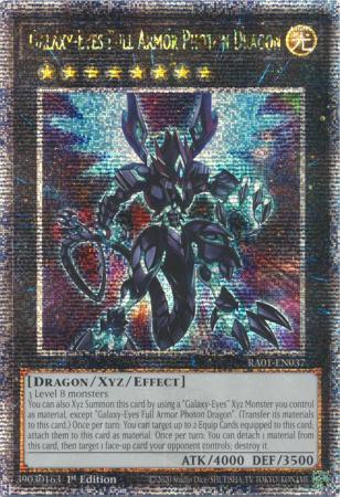 Galaxy-Eyes Full Armor Photon Dragon [Quarter Century Secret Galaxy-Eyes Full Armor Photon Dragon [Quarter Century Secret
