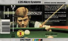 Full Cover | Steve Davis Snooker ZX Spectrum