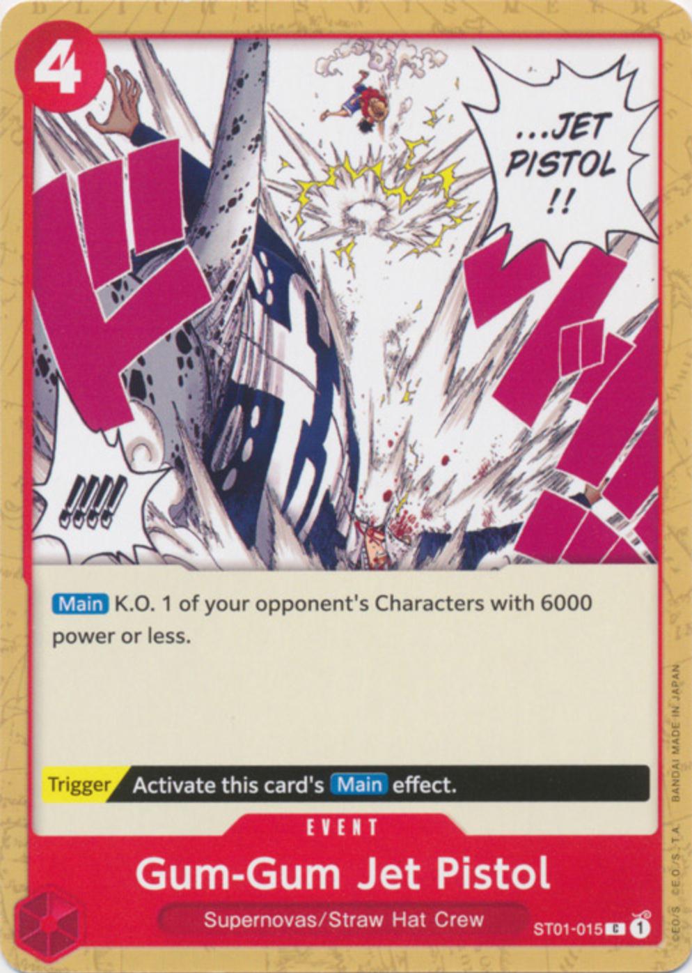 Gum-Gum Jet Pistol ST01-015 One Piece Starter Deck 1: Straw Hat Crew