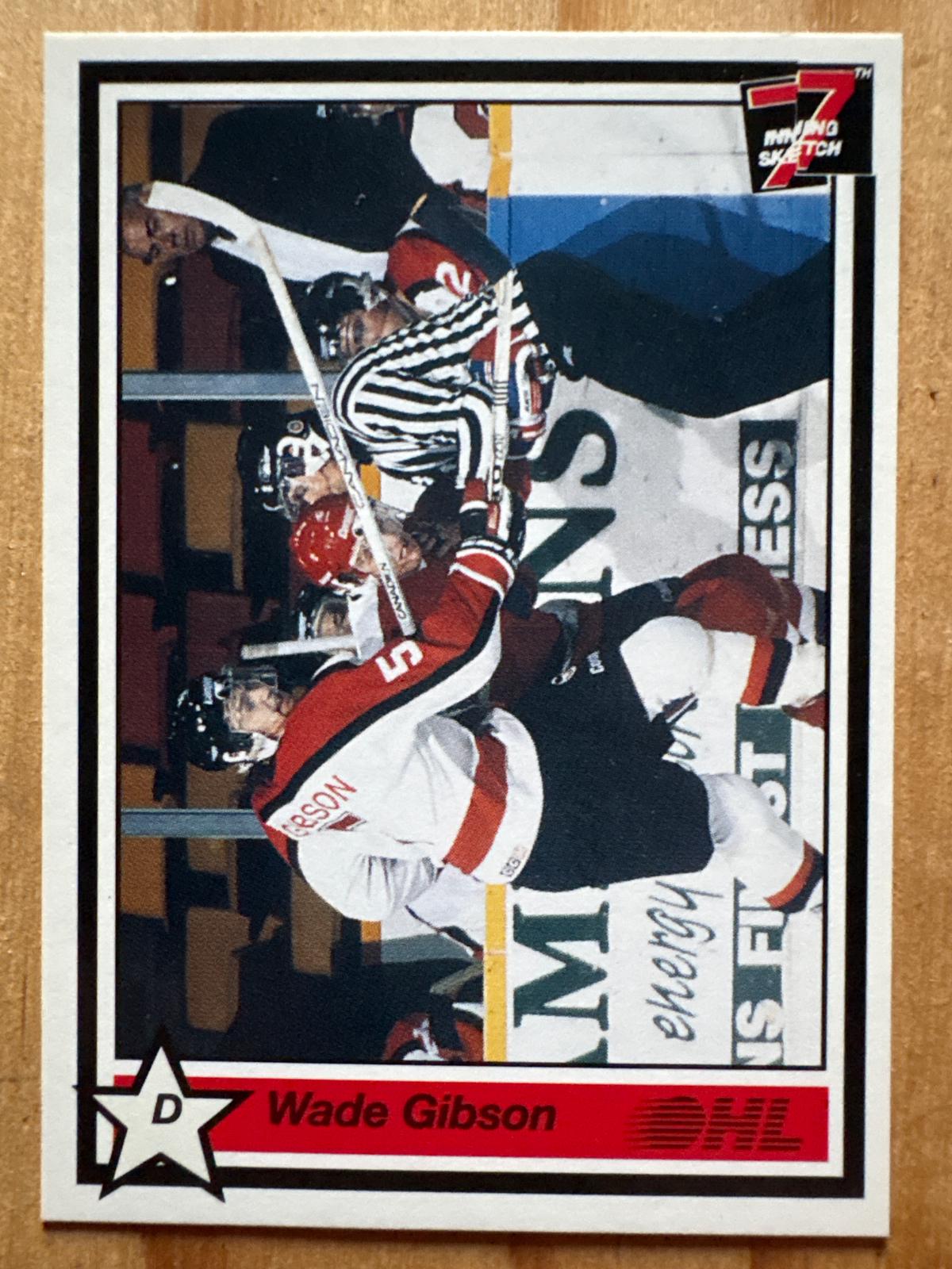 Wade Gibson #84 1990 7th Inning Sketch Ohl Hockey