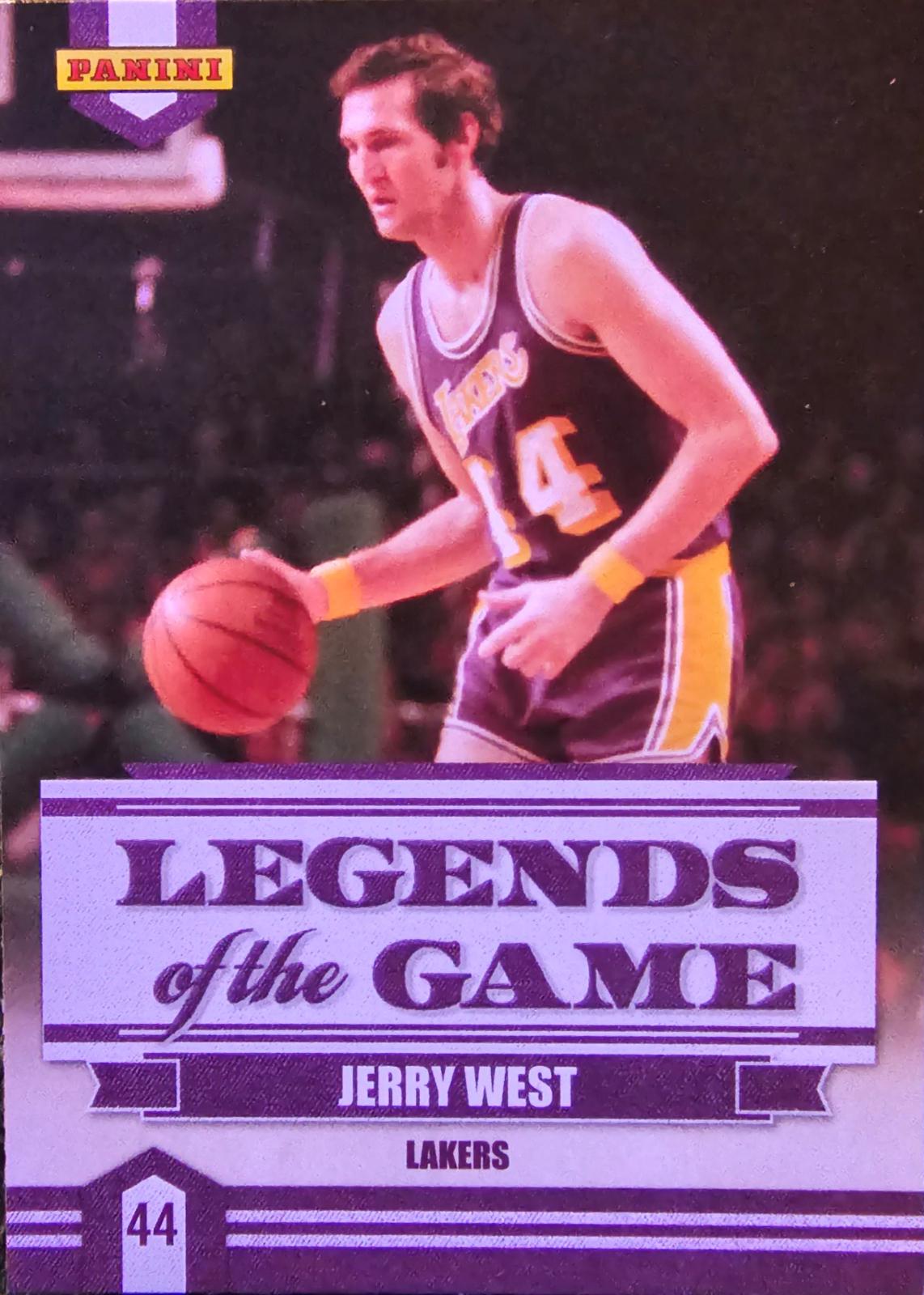 Jerry West #1 Basketball Cards 2009 Panini Legends of the Game