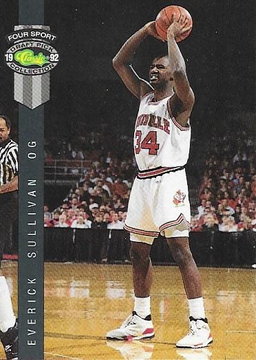 Everick Sullivan #23 Basketball Cards 1992 Classic 4 Sport