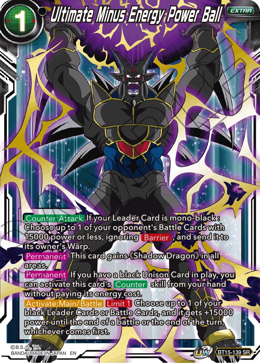 Ultimate Minus Energy Power Ball BT15-139 Dragon Ball Super Saiyan Showdown