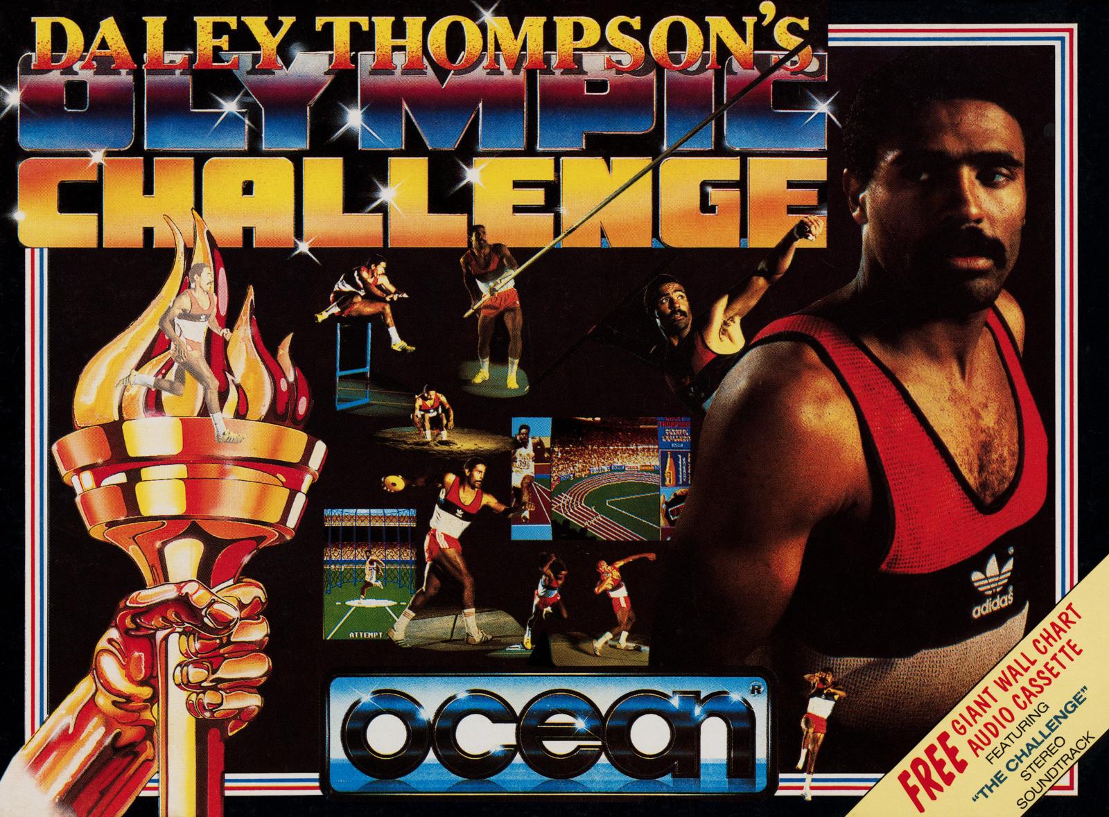 Daley's Thompson Olympic Challenge Commodore 64