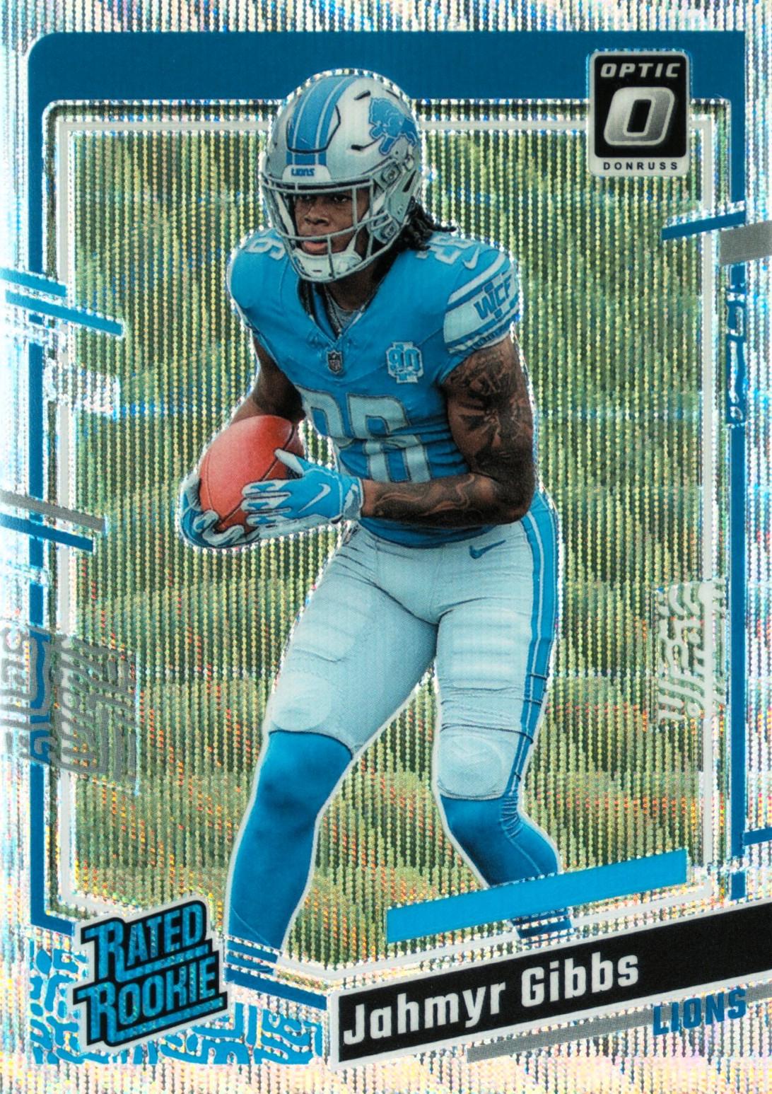 Jahmyr Gibbs [Wave] #236 Prices | 2023 Panini Donruss Optic