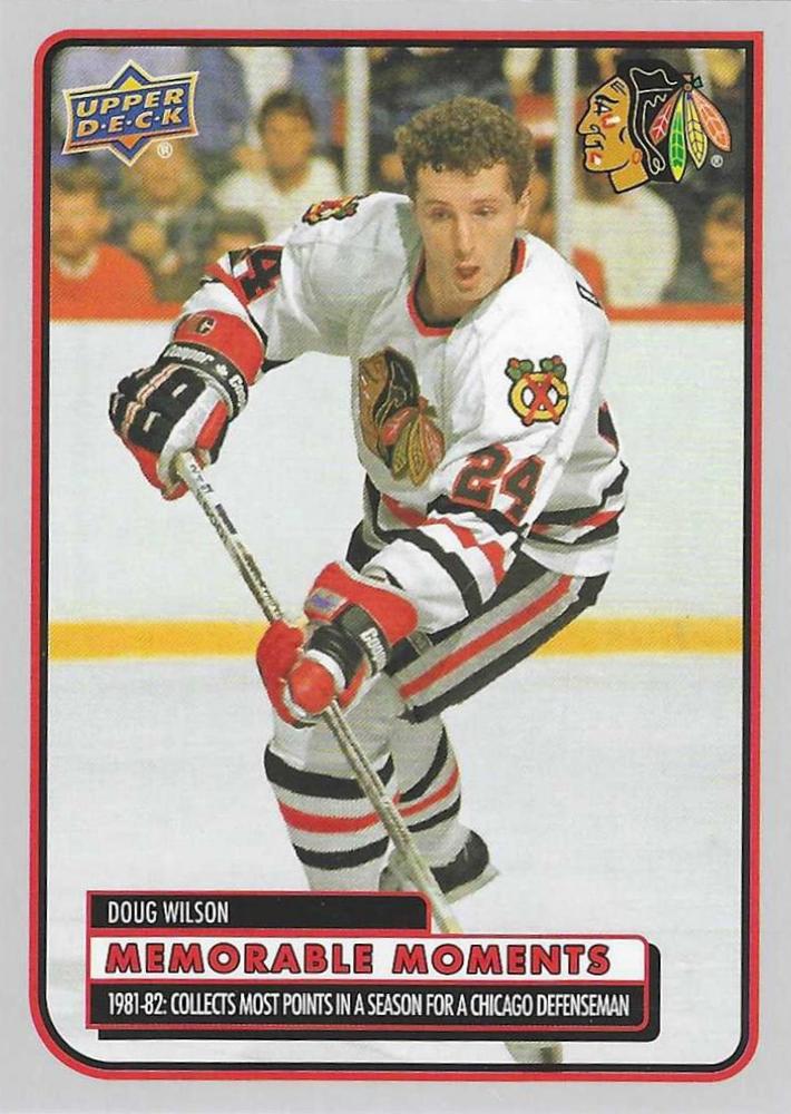 Doug Wilson #MM-27 2025 Upper Deck Chicago Blackhawks Centennial Memorable Moments Hockey