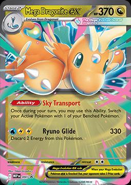 Mega Dragonite EX #91 Pokémon Card from Pokemon Promo Set 