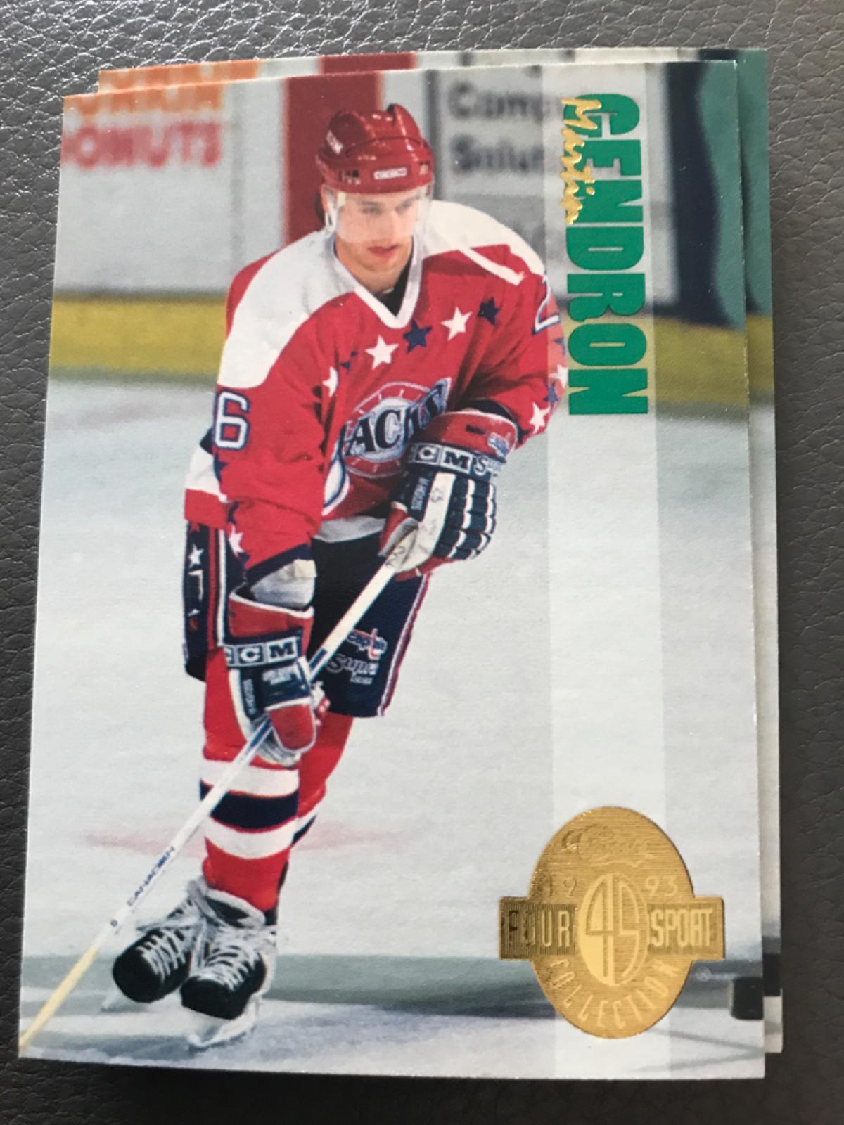 Martin Gendron #234 Hockey Cards 1993 Classic
